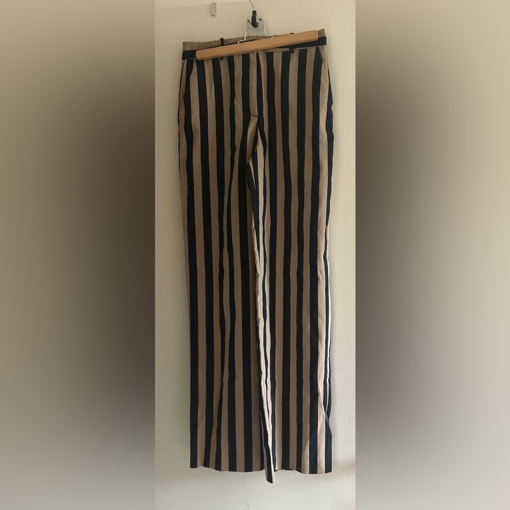 Striped Black and Tan Pants